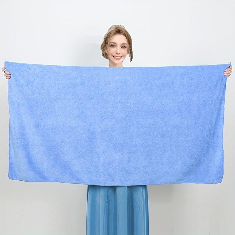 Soft Absorbent Bath Towel 55x27in Quick Dry Bathroom Shower Essential