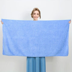 Soft Absorbent Bath Towel 55x27in Quick Dry Bathroom Shower Essential
