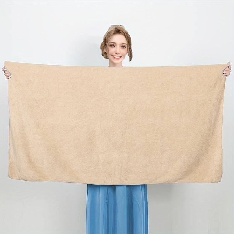 Soft Absorbent Bath Towel 55x27in Quick Dry Bathroom Shower Essential