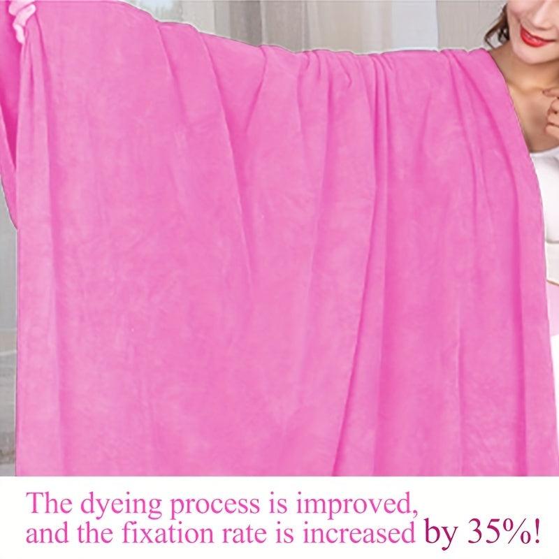 Soft Absorbent Bath Towel 55x27in Quick Dry Bathroom Shower Essential
