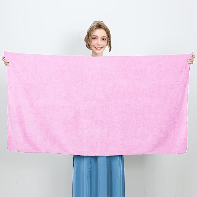 Soft Absorbent Bath Towel 55x27in Quick Dry Bathroom Shower Essential