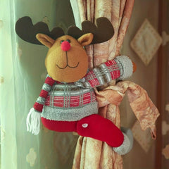 1pc Christmas Curtain Buckle Holder Clamp Tie Xmas Decor