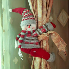 1pc Christmas Curtain Buckle Holder Clamp Tie Xmas Decor