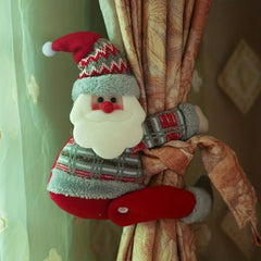 1pc Christmas Curtain Buckle Holder Clamp Tie Xmas Decor