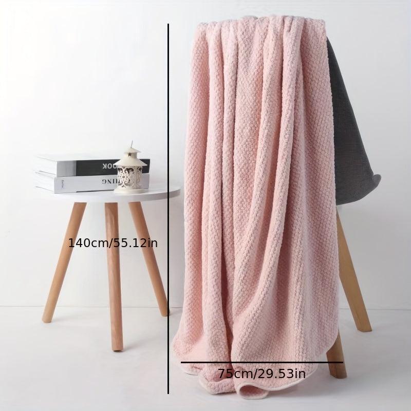 Coral Fleece Quick Dry Absorbent Bath Towel 55 Inch