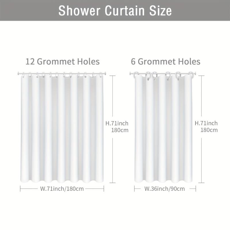 Abstract Modern Shower Curtain Waterproof Fabric