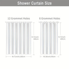 Abstract Modern Shower Curtain Waterproof Fabric