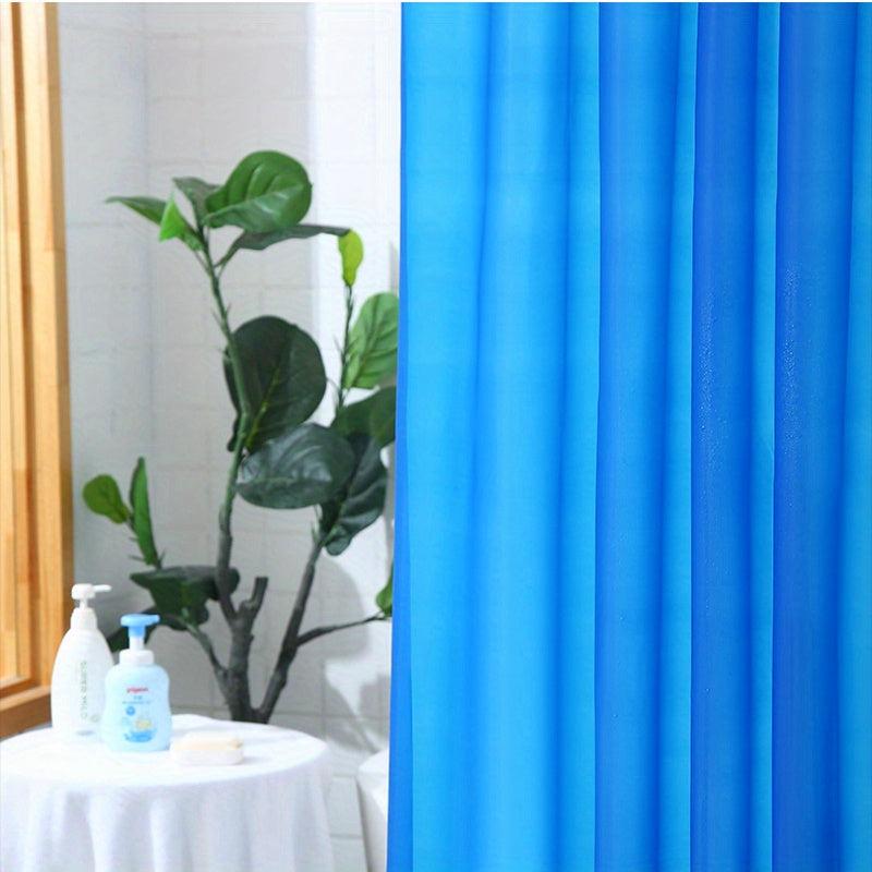 Waterproof PEVA Shower Curtain Soft & Light Weight with Magnets & Hooks