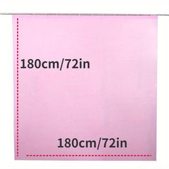 Waterproof PEVA Shower Curtain Soft & Light Weight with Magnets & Hooks