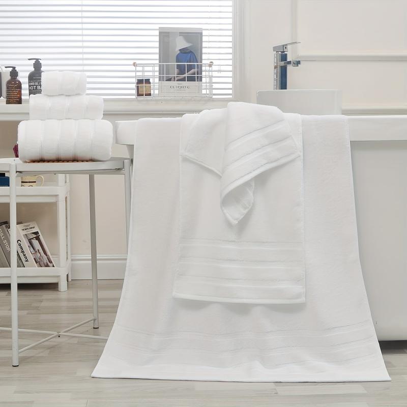 6pcs Cotton Towel Set Soft & Absorbent Towels for Bathroom
