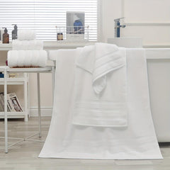 6pcs Cotton Towel Set Soft & Absorbent Towels for Bathroom