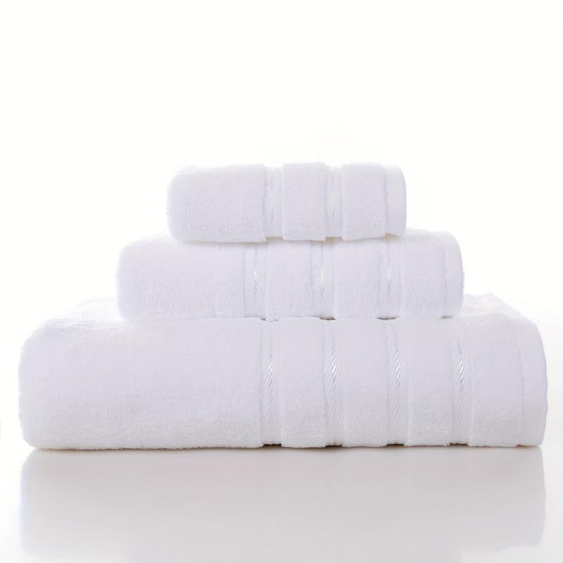 6pcs Cotton Towel Set Soft & Absorbent Towels for Bathroom