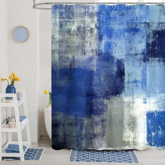 Modern Abstract Bathroom Decor Shower Curtain