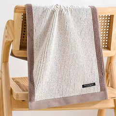Cotton Striped Hand Towel Soft Skin-friendly Face Towel Highly Absorbent Towel