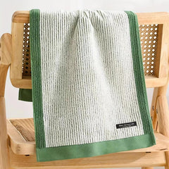 Cotton Striped Hand Towel Soft Skin-friendly Face Towel Highly Absorbent Towel