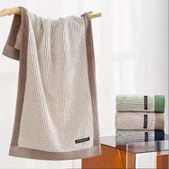 Cotton Striped Hand Towel Soft Skin-friendly Face Towel Highly Absorbent Towel