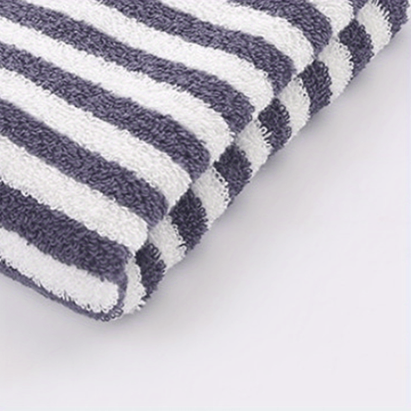 3pcs Striped Pattern Hand Towel Soft Skin-friendly Face Towel
