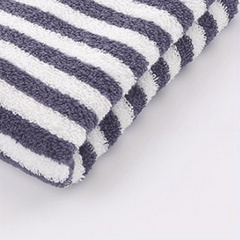 3pcs Striped Pattern Hand Towel Soft Skin-friendly Face Towel