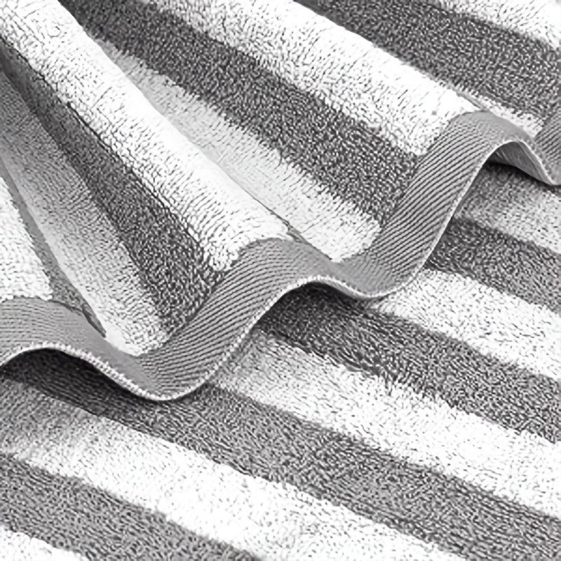 3pcs Striped Pattern Hand Towel Soft Skin-friendly Face Towel