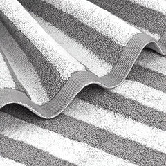 3pcs Striped Pattern Hand Towel Soft Skin-friendly Face Towel