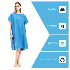 Surf Poncho Changing Robe Towel Surfer Robe For Surfing Swim Beach