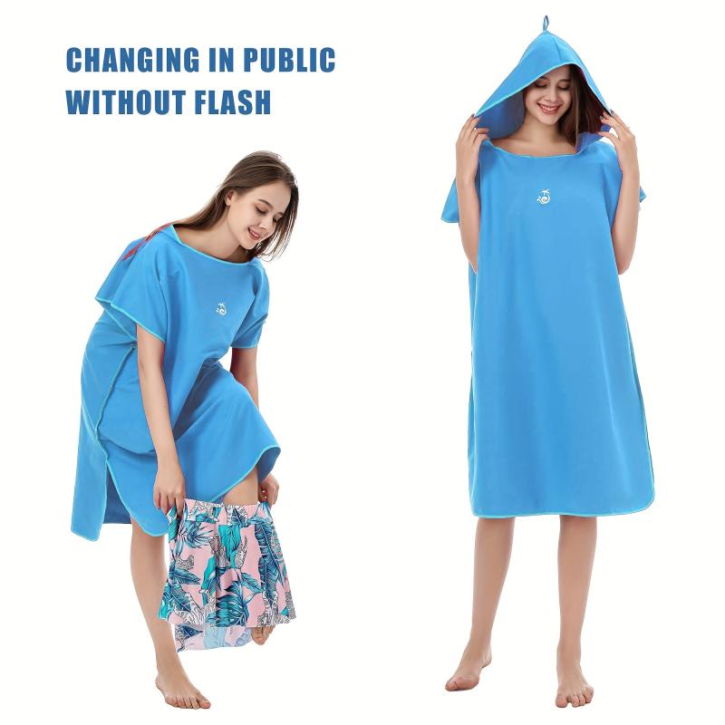 Surf Poncho Changing Robe Towel Surfer Robe For Surfing Swim Beach