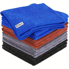 12pcs Microfiber Cleaning Cloths Reusable Dish Towels for Kitchen Home Car Soft