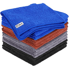 12pcs Microfiber Cleaning Cloths Reusable Dish Towels for Kitchen Home Car Soft