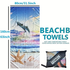 Microfiber Beach Towel Oversized Quick Dry Pool Towel