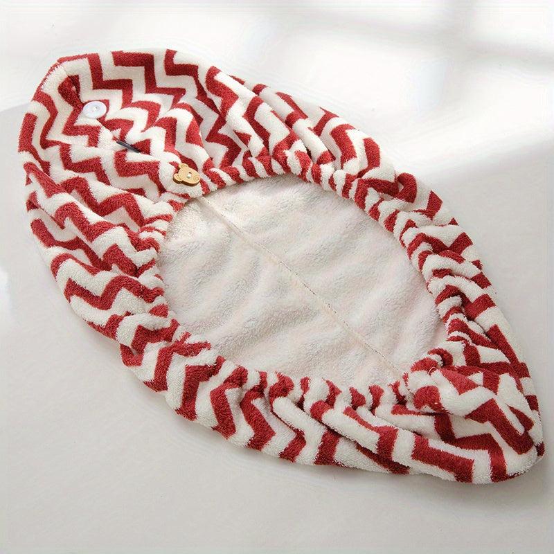 Women's Soft Hair Drying Cap Quick-drying Shower Towel