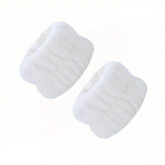 2pcs Microfiber Wrist Washband Absorbent and Moisture Proof Wrist Strap