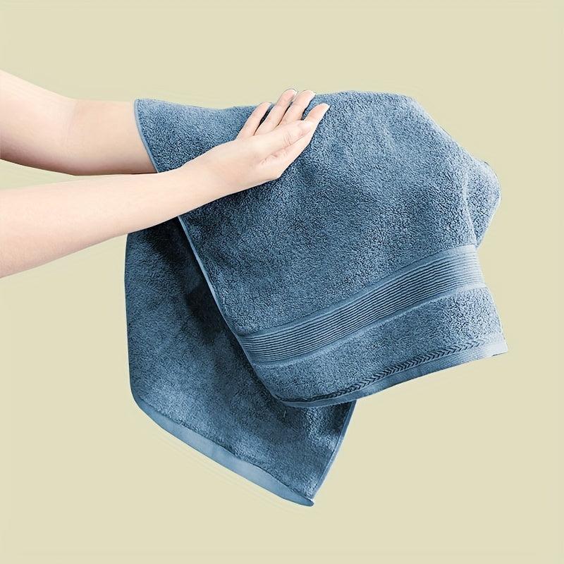 4pcs Bamboo Hand Towels Set Absorbent Soft Towels For Bathroom Gym Spa
