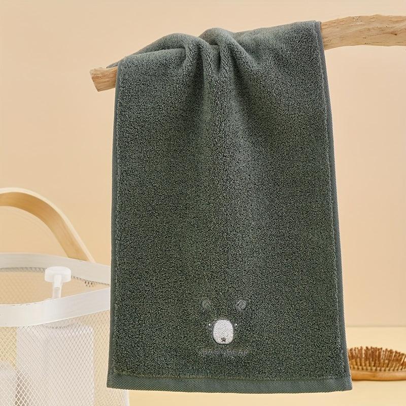 Soft Cartoon Face Towel for Swimming Pool Home Gym
