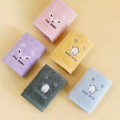 Soft Cartoon Face Towel for Swimming Pool Home Gym