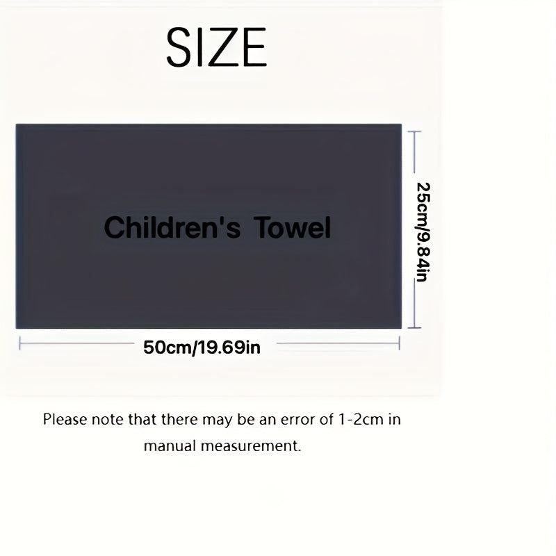 Soft Cartoon Face Towel for Swimming Pool Home Gym