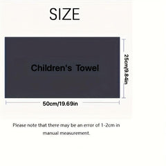 Soft Cartoon Face Towel for Swimming Pool Home Gym