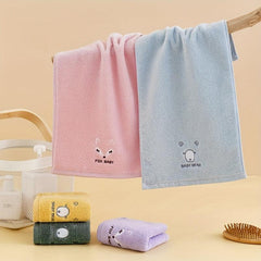 Soft Cartoon Face Towel for Swimming Pool Home Gym