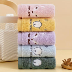 Soft Cartoon Face Towel for Swimming Pool Home Gym