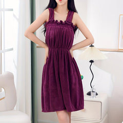 Women's Soft Bath Skirt Elastic Wrap