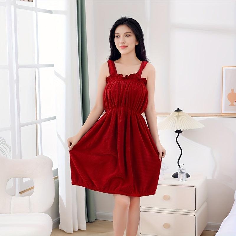Women's Soft Bath Skirt Elastic Wrap