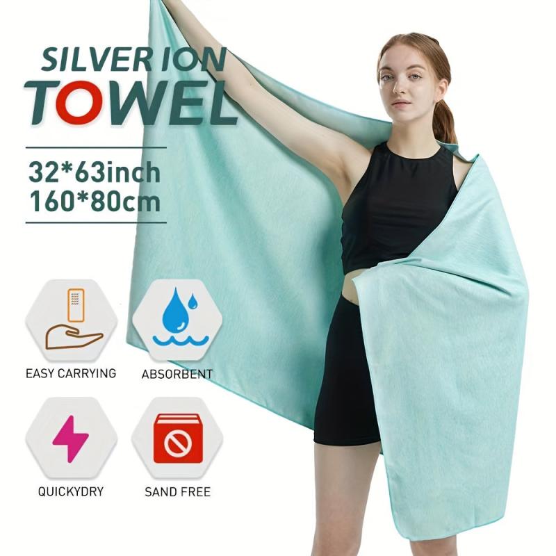 Microfiber Quick Dry Beach Towel Absorbent Bath Blanket Travel Camping Gym