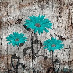 Floral Print Shower Curtain Waterproof Fabric Bathroom Decor