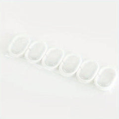 12pcs Round Curtain Hook Ring Buckle Plastic Shower Curtain Hook