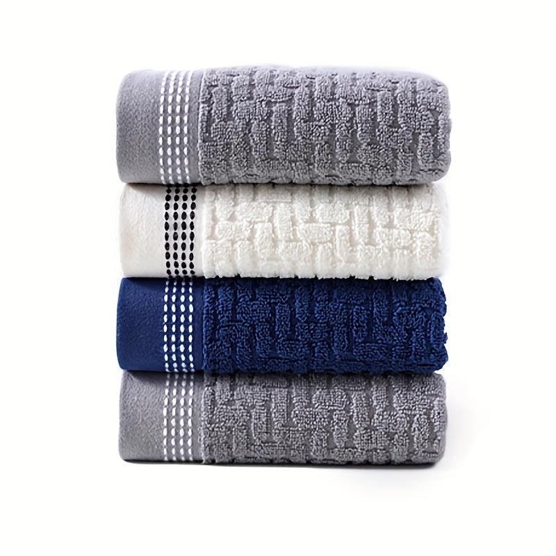 4pcs Cotton Wash Cloth Soft Towel 13x13 Inch Ultra Absorbent