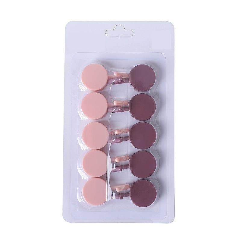 10pcs Adhesive Wall Hooks Punch-Free Sticky Hook