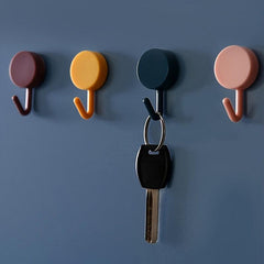 10pcs Adhesive Wall Hooks Punch-Free Sticky Hook