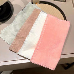 4pcs Bear Pattern Washcloth Handkerchiefs Soft Absorbent Towel Bathroom Supplies