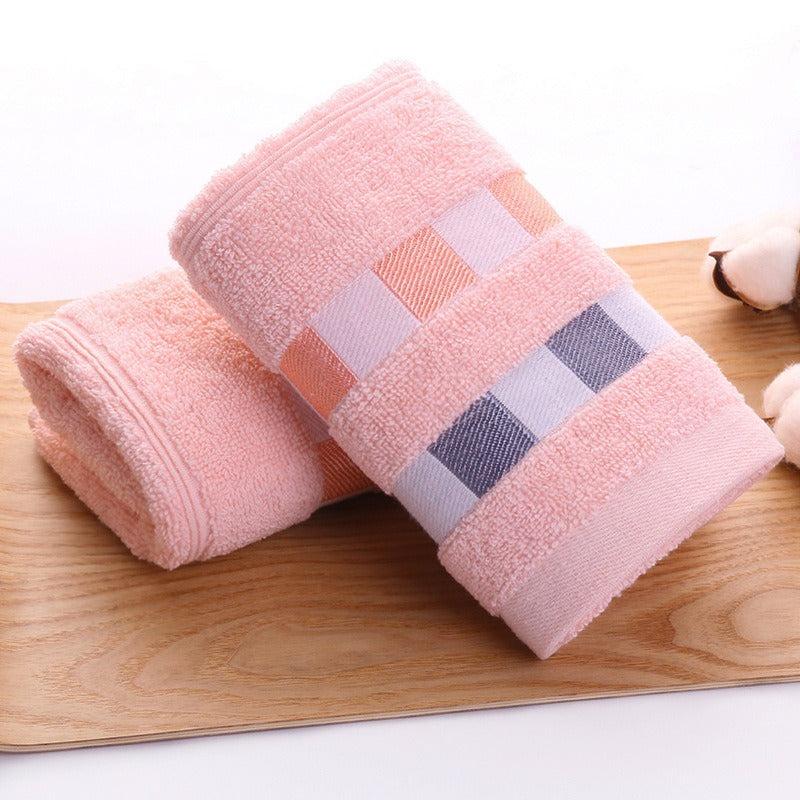 3pcs Soft Cotton Hand Towel Absorbent Face Towel for Home Bathroom