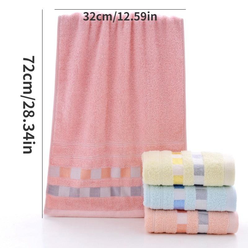 3pcs Soft Cotton Hand Towel Absorbent Face Towel for Home Bathroom
