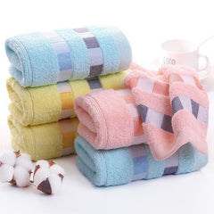 3pcs Soft Cotton Hand Towel Absorbent Face Towel for Home Bathroom